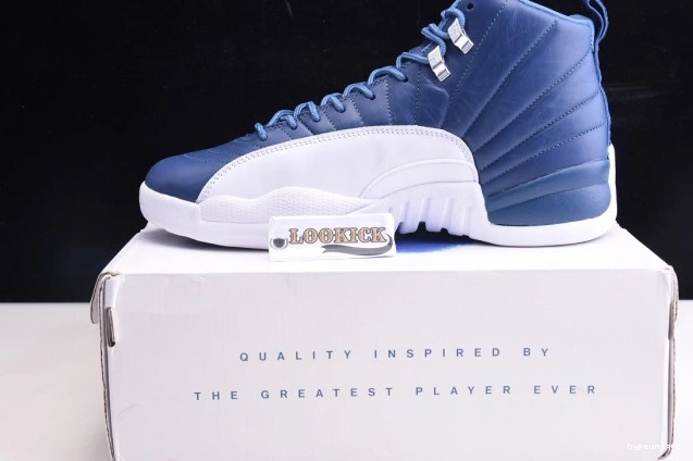 HYPE Jordan 130690-404 Air Blue Retro 12 Stone 0626